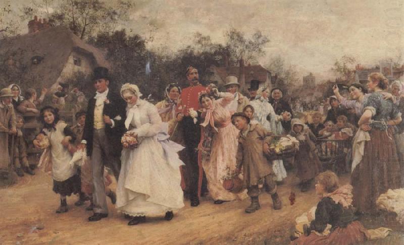 Sir Samuel Fildes The Wedding Procession china oil painting image